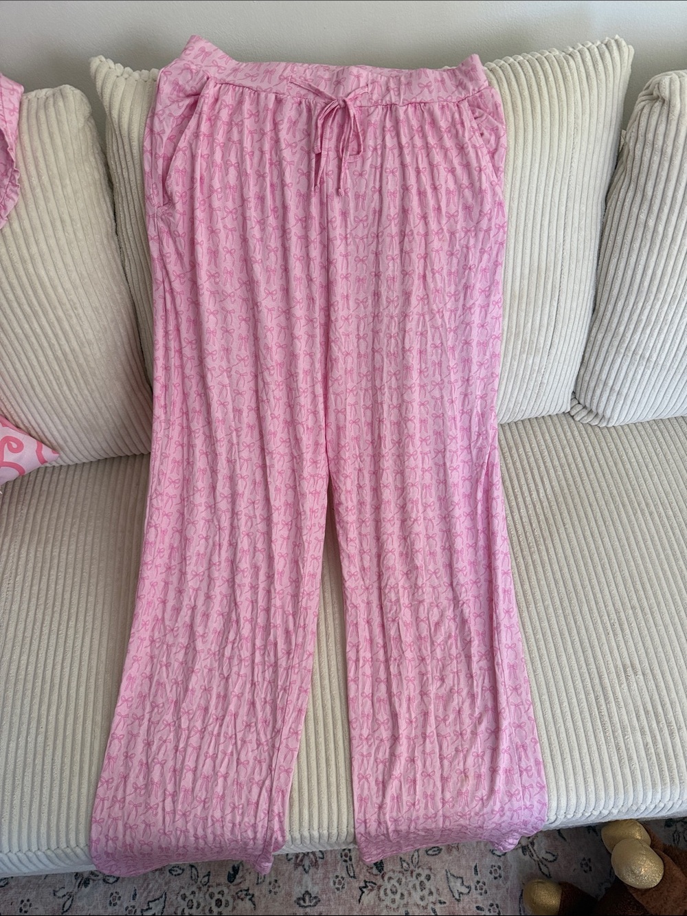 Pink Drawstring PJs